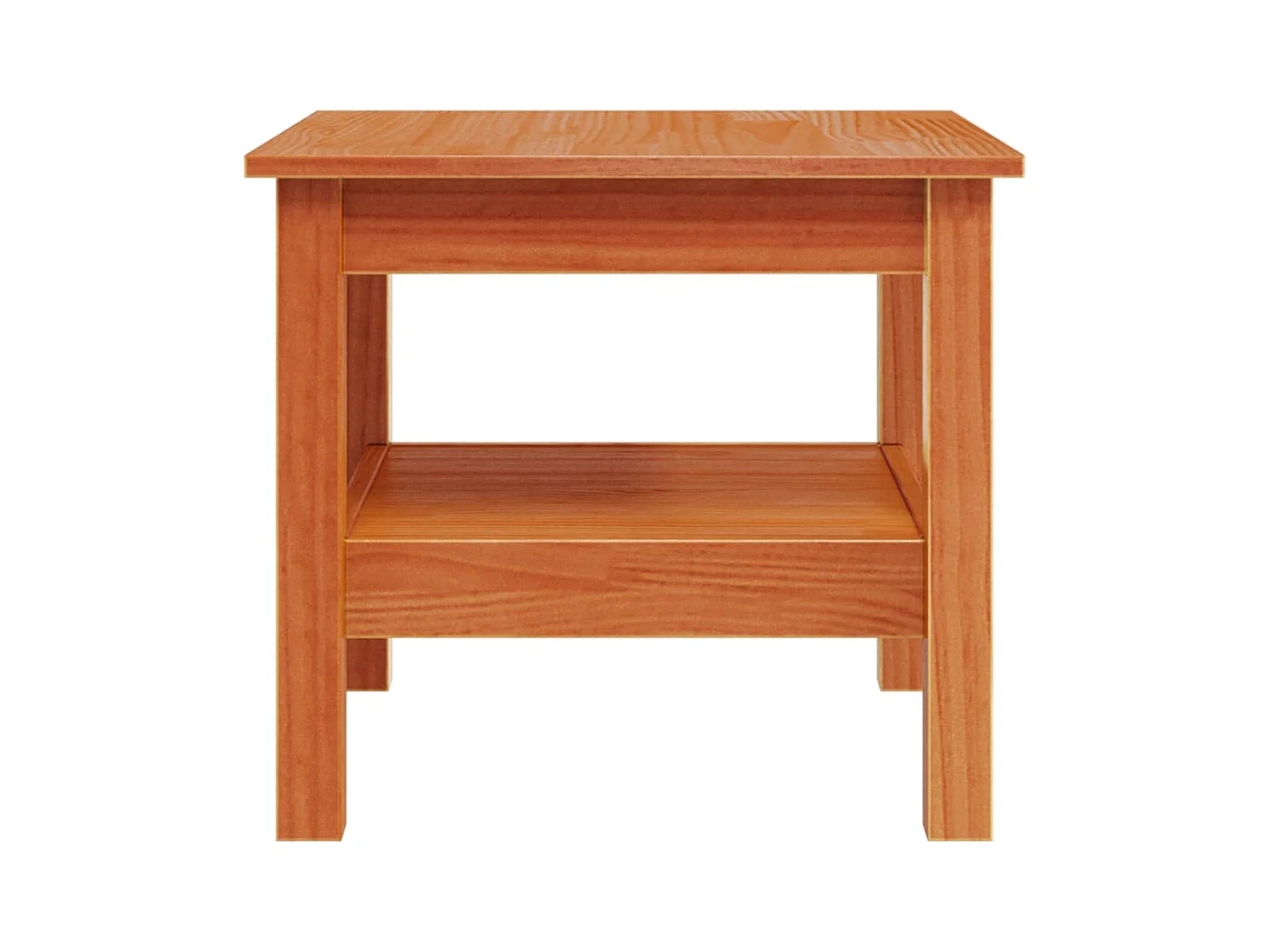 Mesa de centro-Mesa auxiliar madera contrachapada color roble 90x45x35 cm SHL2420