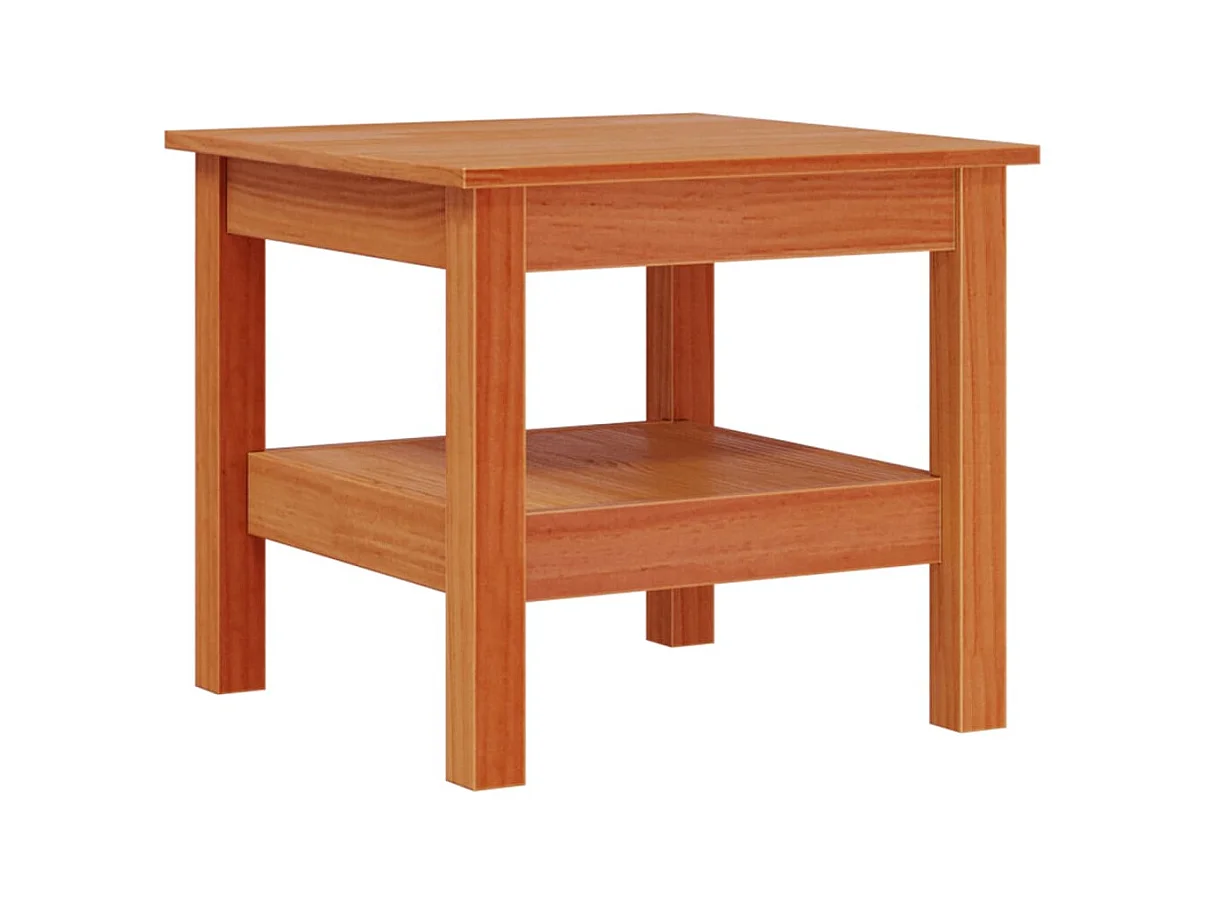 Mesa de centro-Mesa auxiliar madera contrachapada color roble 90x45x35 cm SHL2420