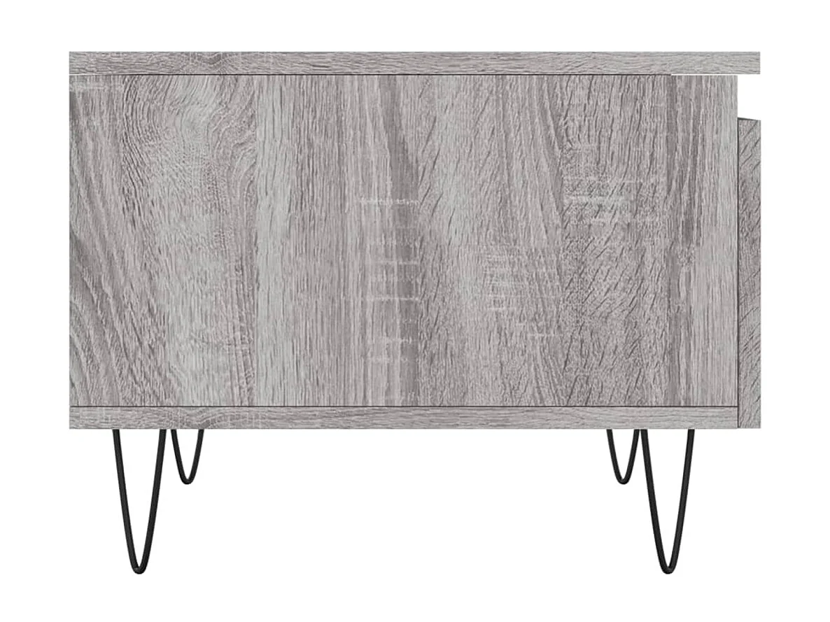 Couchtisch 2er Set-Sofatisch-Beistelltische Grau Sonoma 50x46x35 cm Holzwerkstoff SHL70256