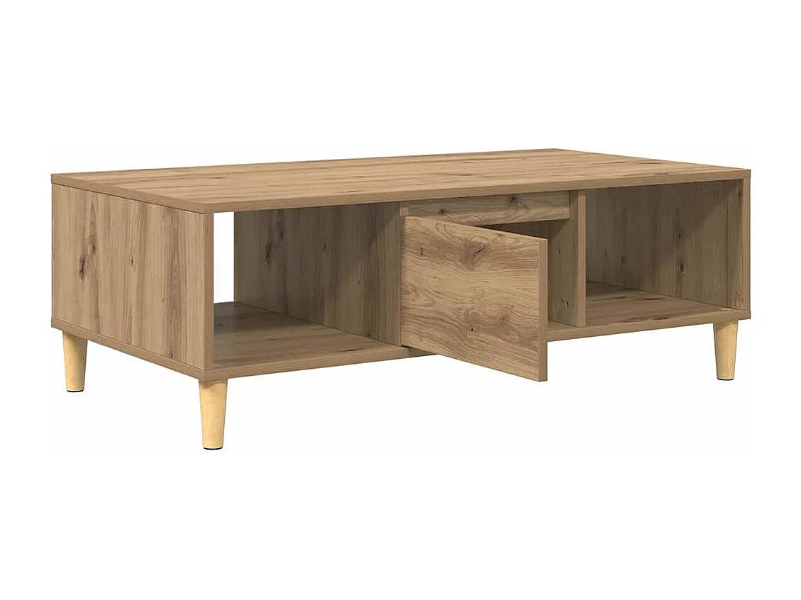 Couchtisch-Wohnzimmertisch-Beistelltische Artisan-Eiche 103,5x60x35 cm Holzwerkstoff SHL80241