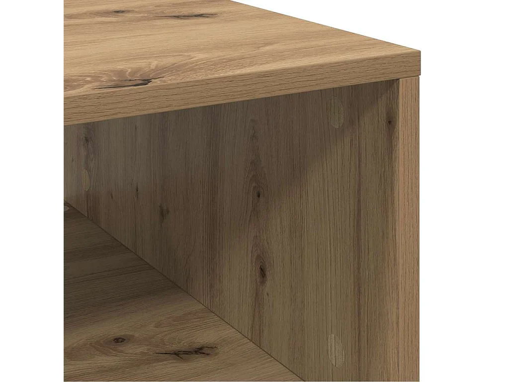 Couchtisch-Wohnzimmertisch-Beistelltische Artisan-Eiche 103,5x60x35 cm Holzwerkstoff SHL80241