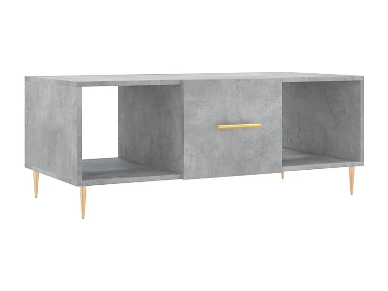 Mesa de centro | Mesa auxiliar madera de ingeniería roble ahumado 100x49,5x31cm SHL3777