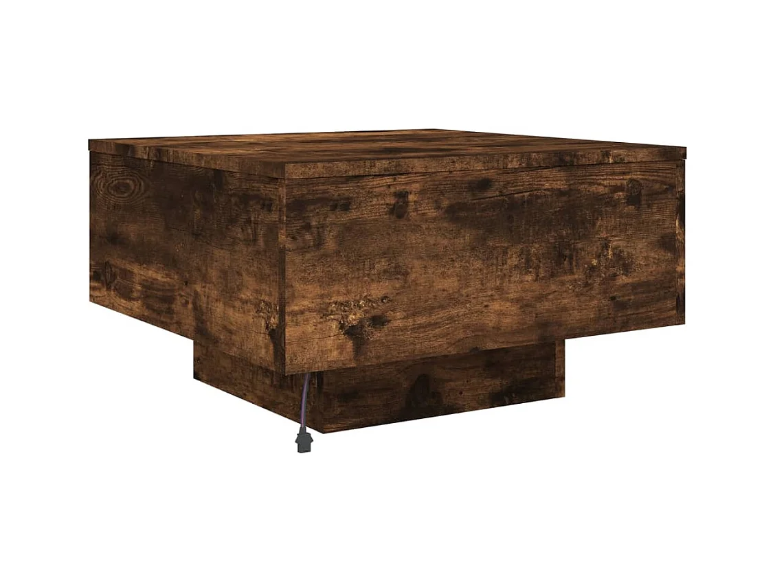 Mesa de centro-Mesa auxiliar de madera contrachapada gris Sonoma 100x60x42 cm SHL4568