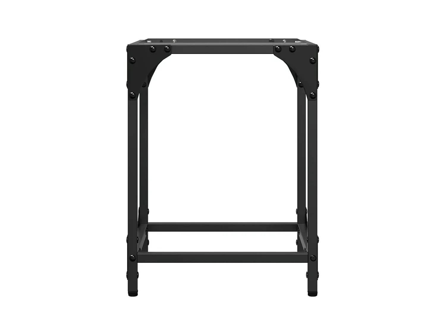 Tables basses salon-Tables d'appoint avec dessus en verre transparent 2 pcs acier SHL32893