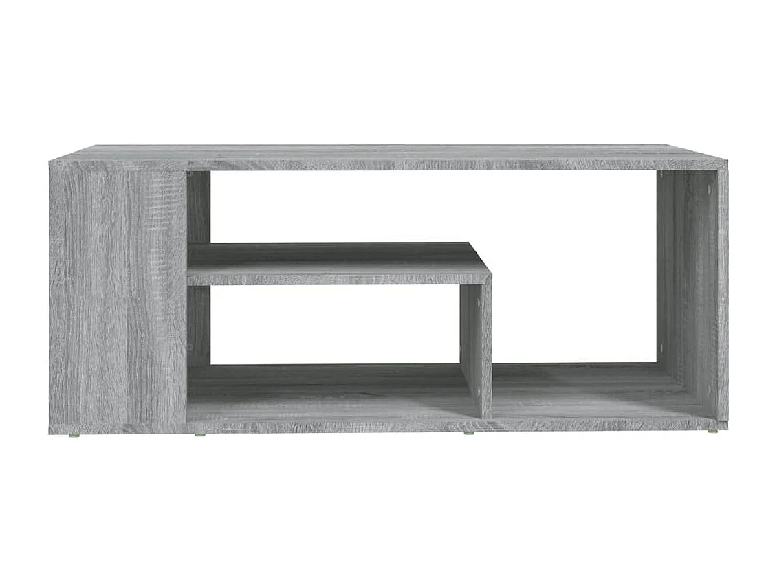 Mesa de centro | Mesa auxiliar madera contrachapada gris Sonoma 90x50x36,5 cm SHL3847