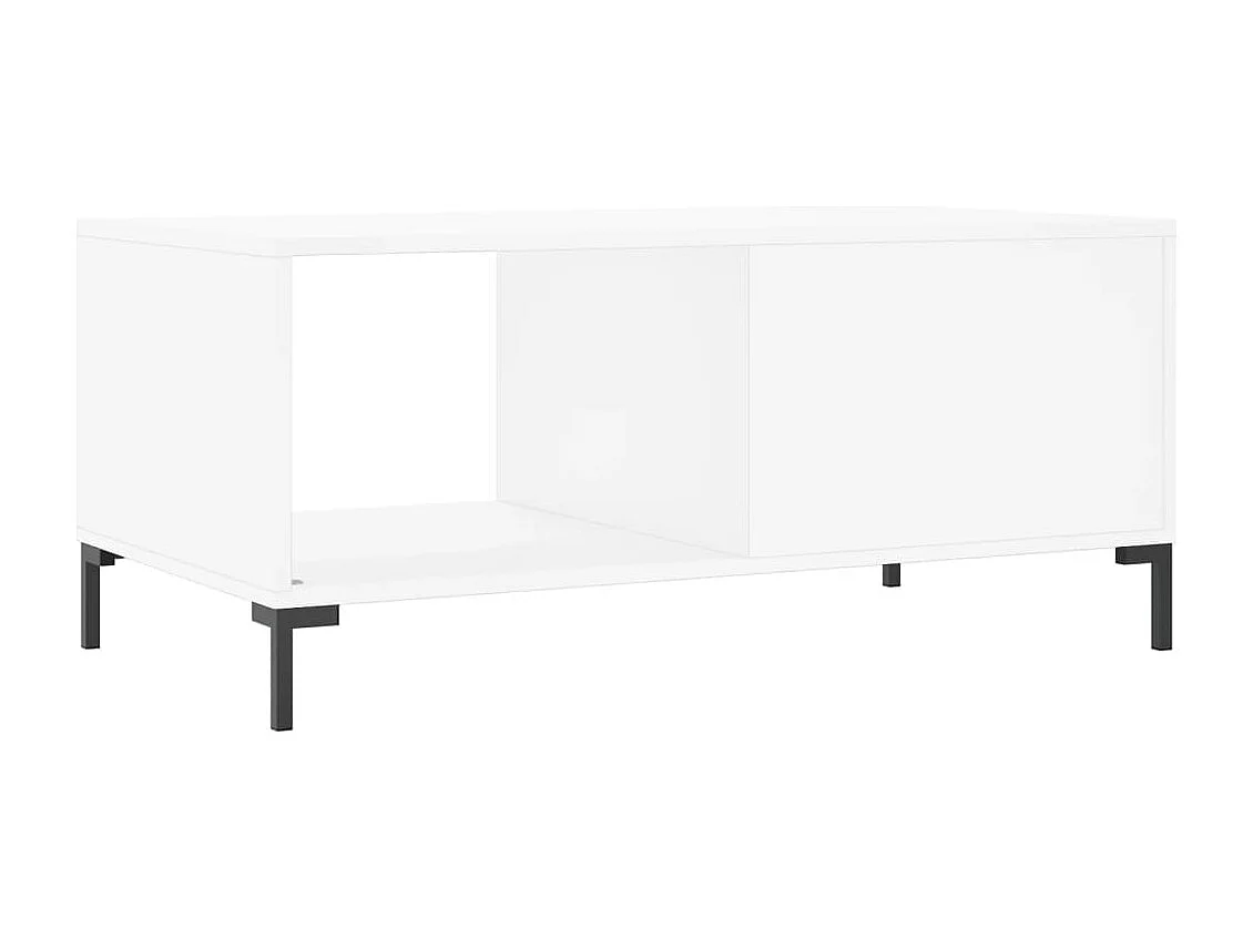 Mesa de centro | Mesa auxiliar madera de ingeniería negra 80x50x50 cm SHL2609