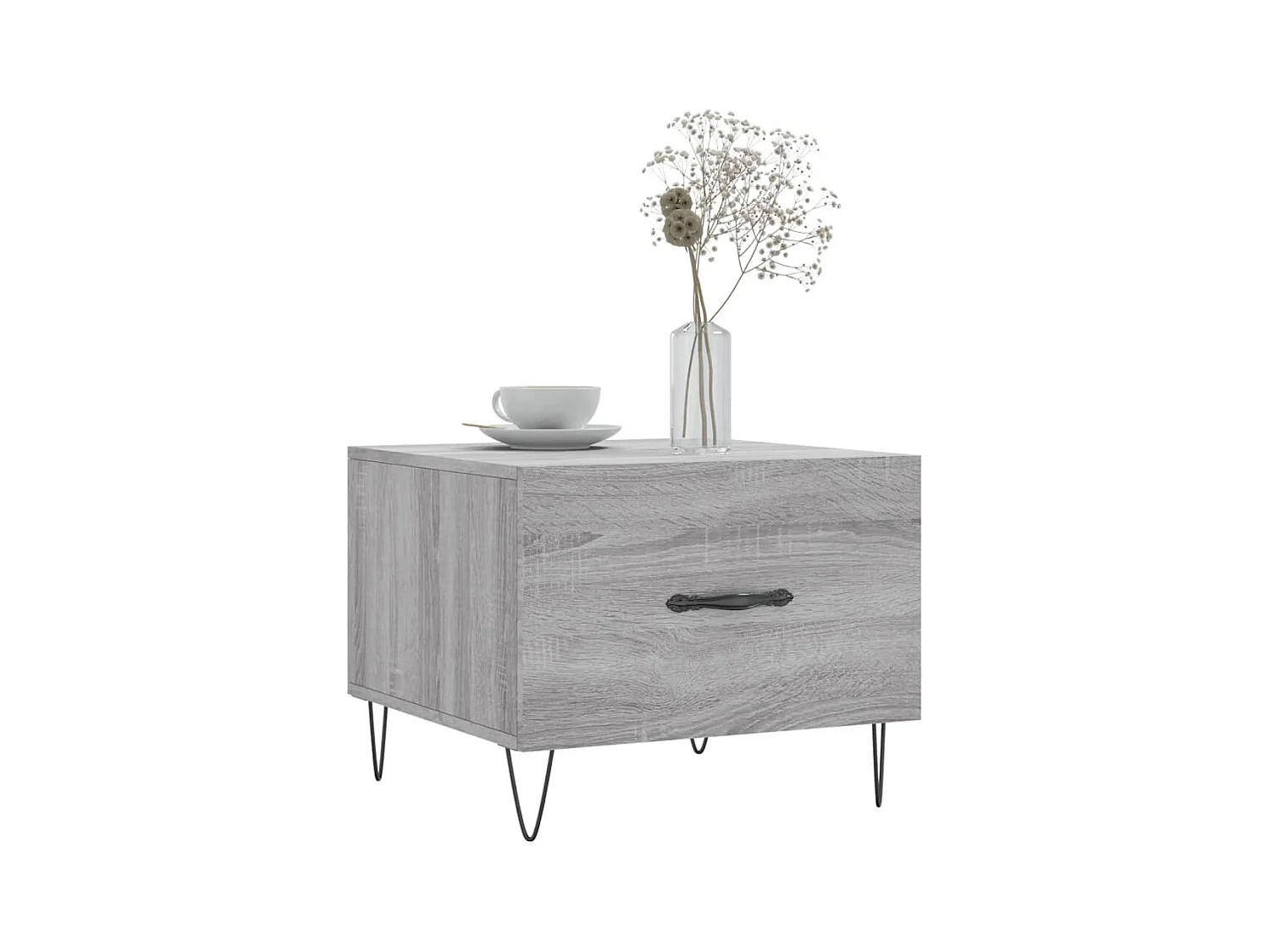 Mesa de centro | Mesa auxiliar madera de ingeniería roble marrón 100x49,5x31 cm SHL3664