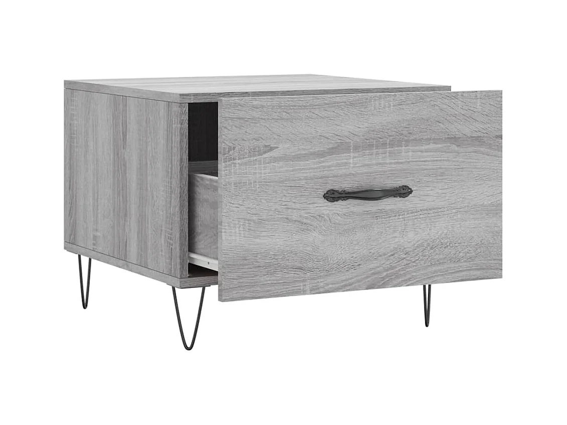 Mesa de centro | Mesa auxiliar madera de ingeniería roble marrón 100x49,5x31 cm SHL3664