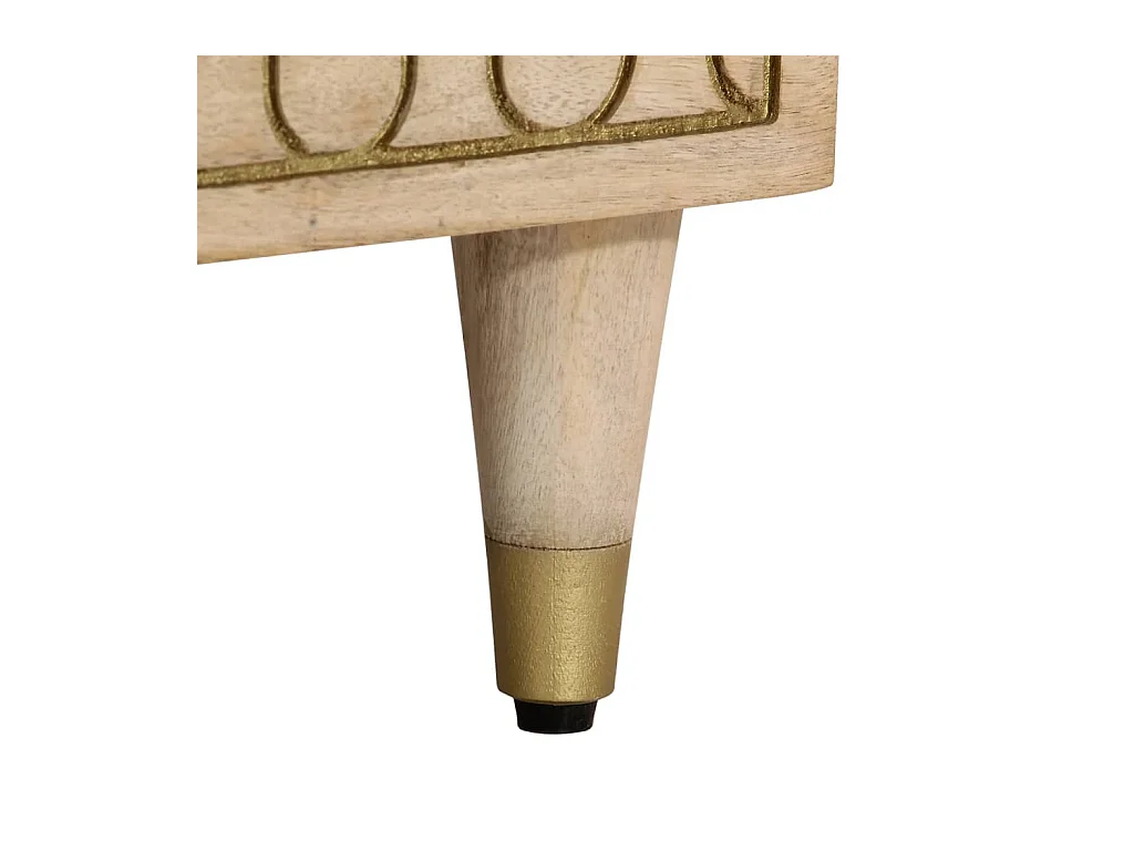 Mesa de centro | Mesa auxiliar con LED madera de ingeniería negro 70x50x30 cm SHL2066