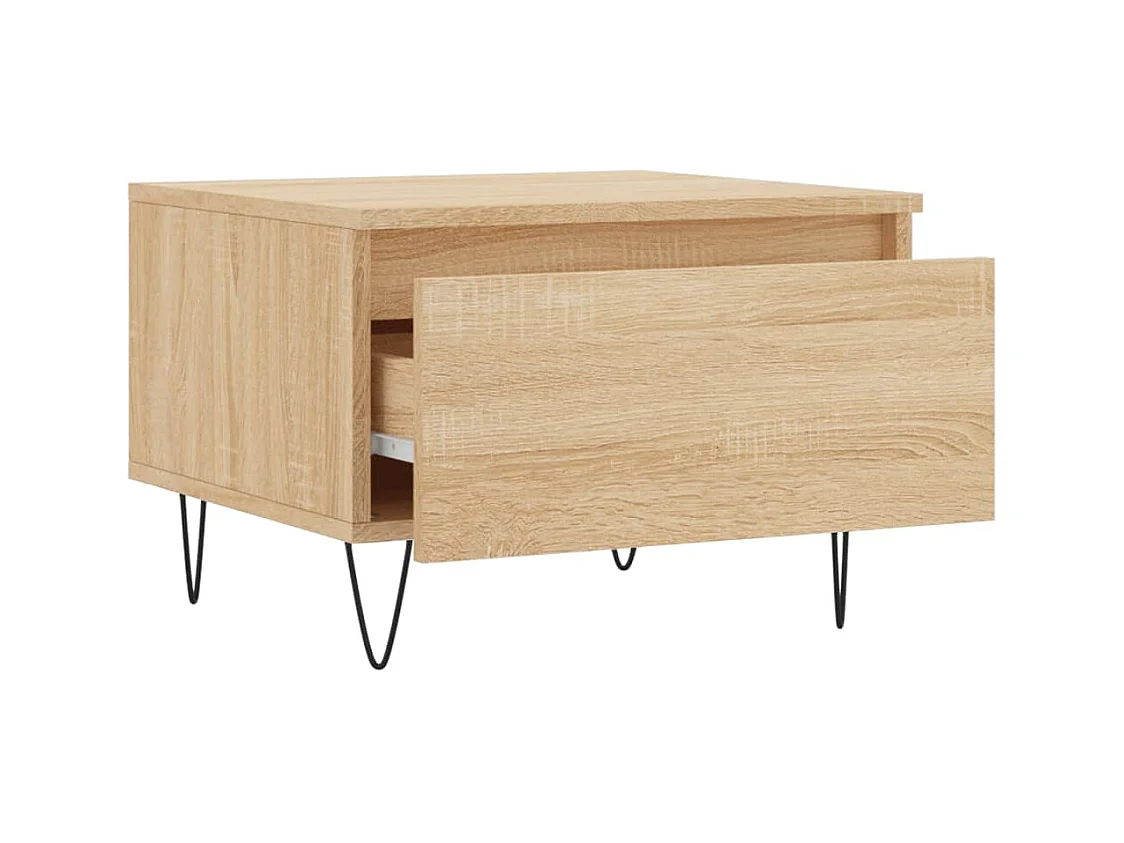 Mesa de centro | Mesa auxiliar madera maciza de mango rugosa 110x55x40 cm SHL3740