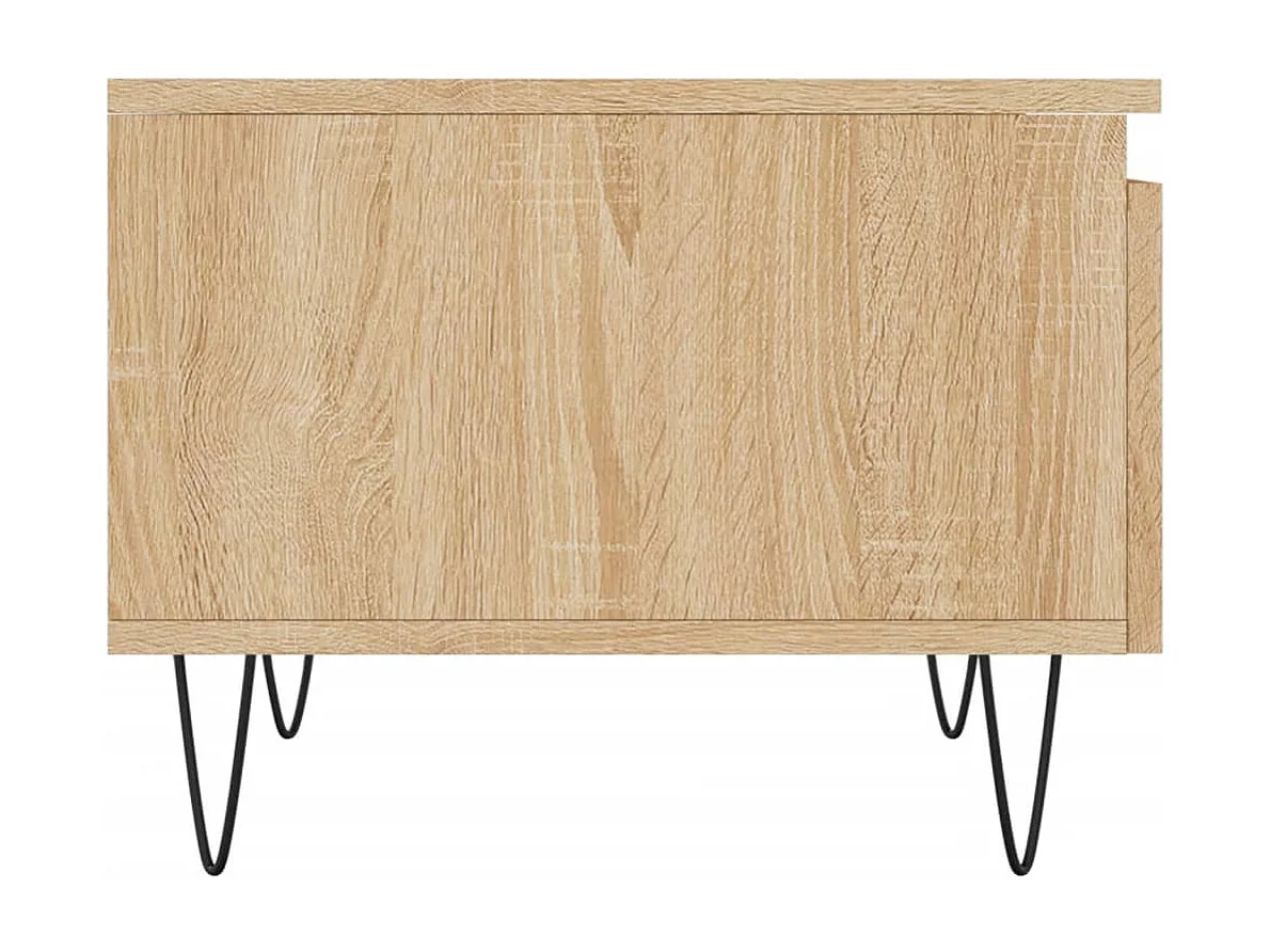 Conjunto de 2 Mesas de Centro | Mesa de apoio | Mesa de café 50x46x35cm deriv. madeira carvalho sonoma