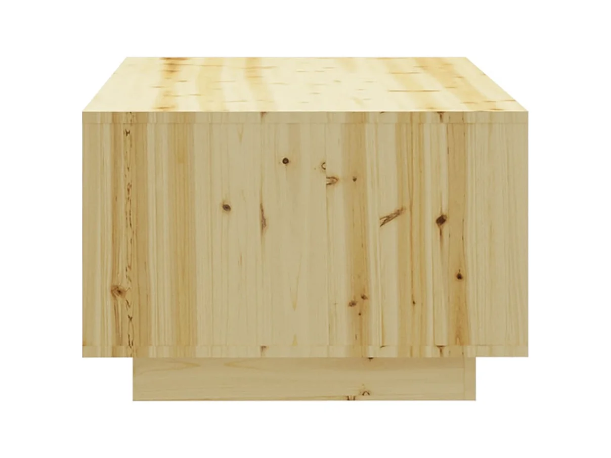 Mesa de centro | Mesa auxiliar de madera maciza de pino gris 100x50x41 cm SHL3565