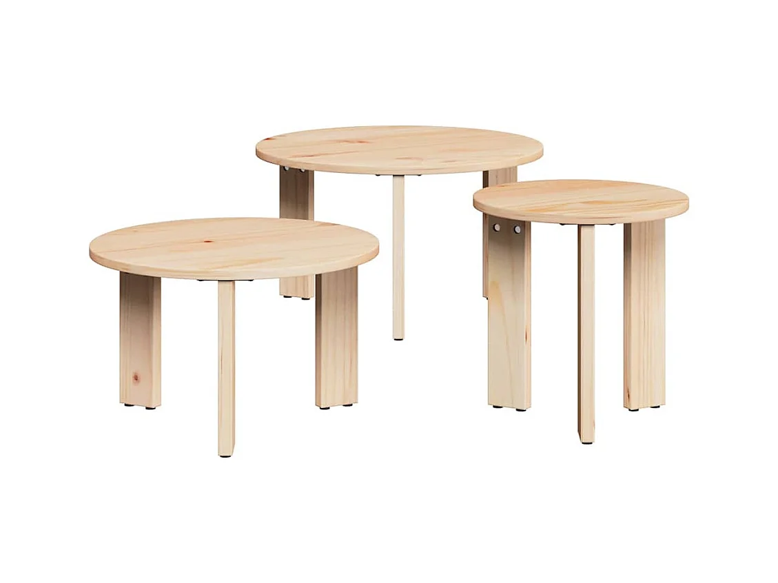 Mesas de centro | Mesas auxiliares 2 uds madera contrachapada roble Sonoma SHL4288