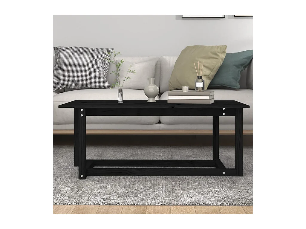 Mesa de centro | Mesa auxiliar madera de ingeniería blanco 102x44,5x50 cm SHL2532