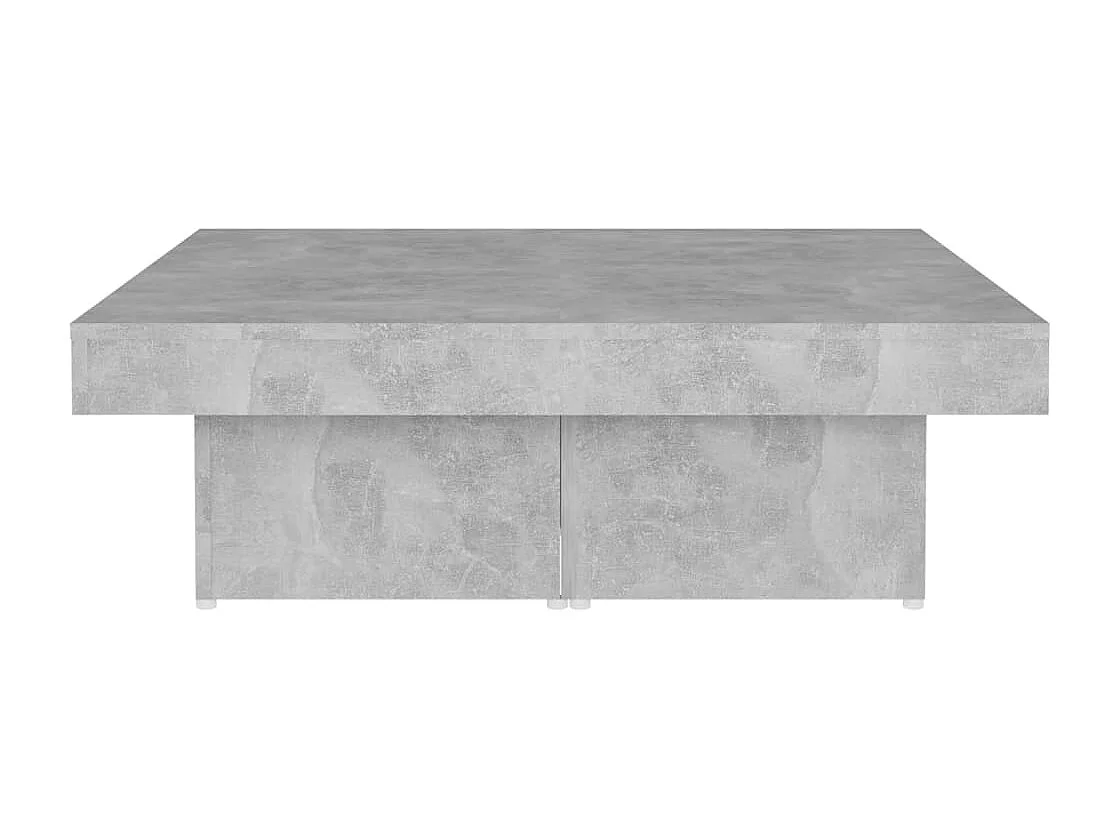 Couchtisch-Sofatisch-Beistelltische Betongrau 90x90x28 cm Holzwerkstoff SHL98100