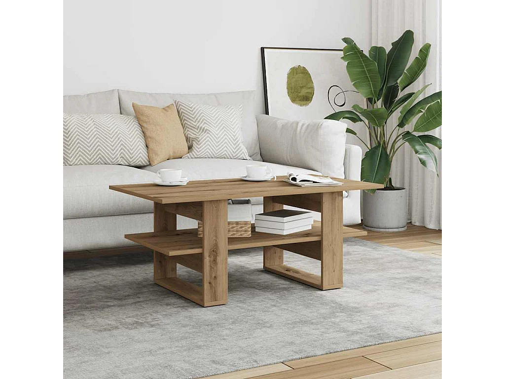 Mesa de centro-Mesa auxiliar madera maciza reciclada 65x32 cm SHL1565