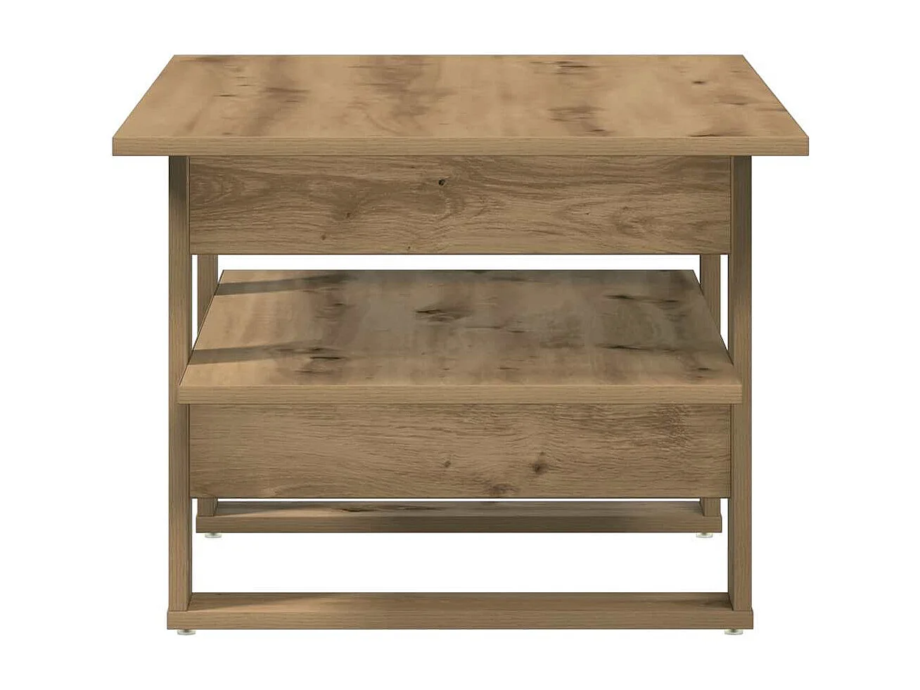 Couchtisch-Wohnzimmertisch-Beistelltische Artisan-Eiche 102x55x42 cm Holzwerkstoff SHL70861