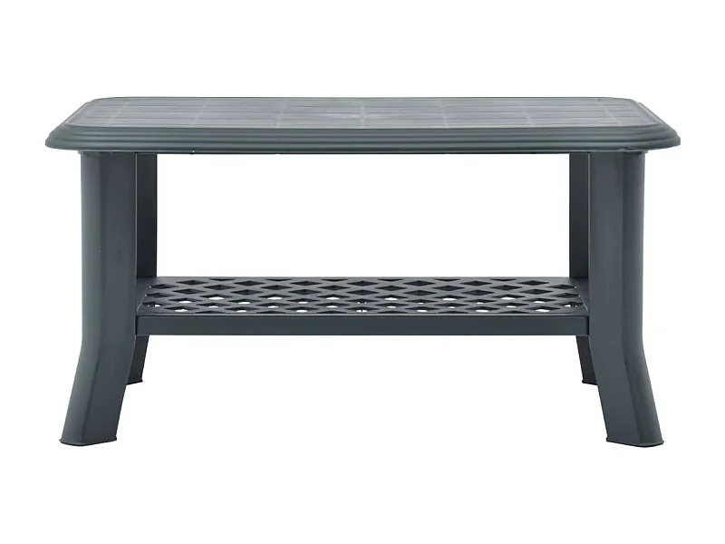 Table basse salon-Table d'appoint Vert 90x60x46 cm Plastique SHL76038