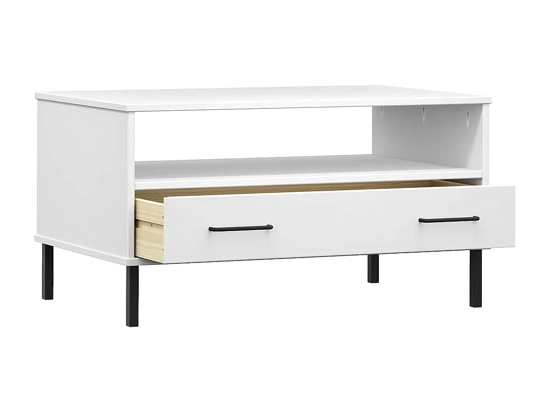 Mesa de centro | Mesa auxiliar con Infinity LED negro 50x50x41 cm SHL491888