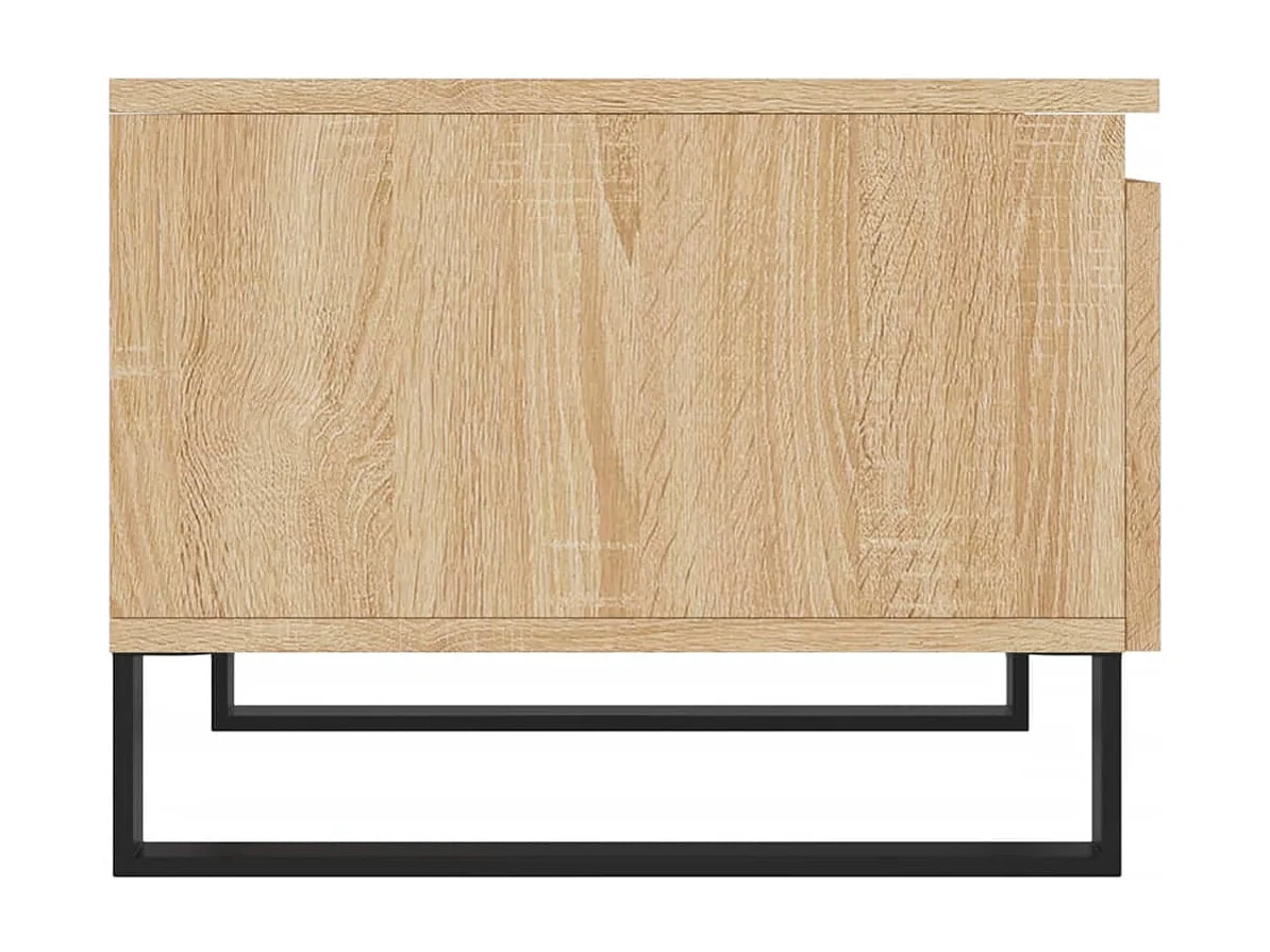 Mesa de centro | Mesa auxiliar madera maciza de pino marrón cera 55x55x40 cm SHL2412