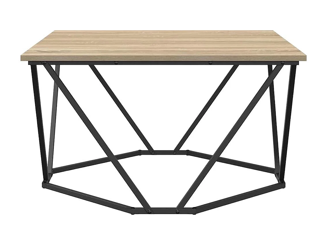 Salontafel | Woonkamertafel | Bijzettafel Sonoma eiken 80 x 80 x 45 cm