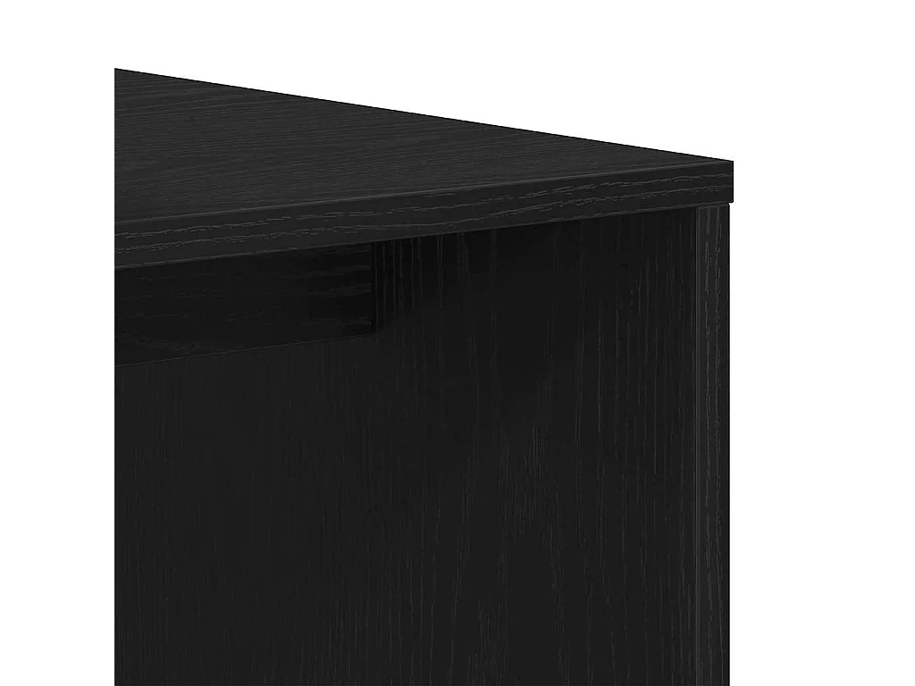 Mesa de centro-Mesa auxiliar-Mesita de centro madera contrachapada blanco brillante 68x50x38cm SHL4745