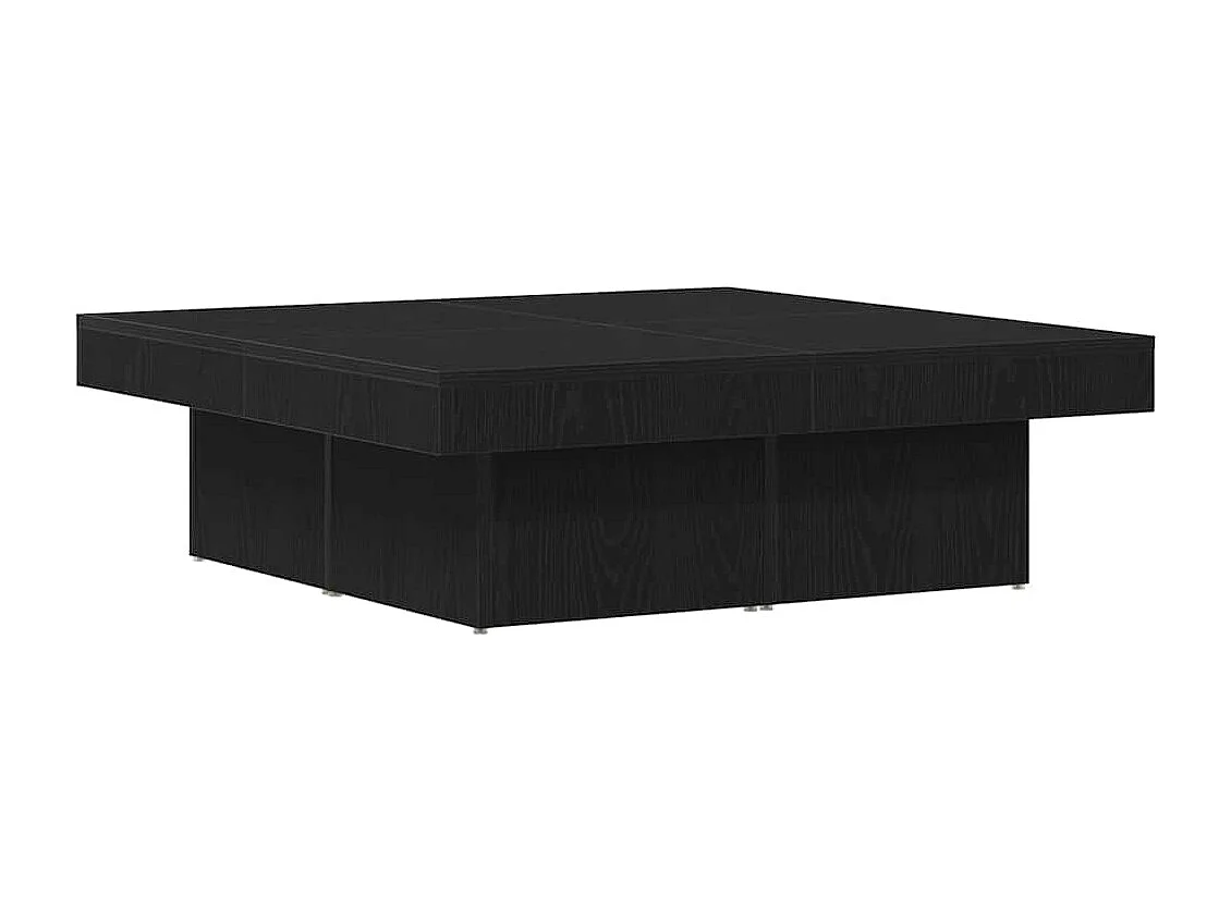 Mesa de centro | Mesa de apoio Carvalho preto 90x90x28 cm