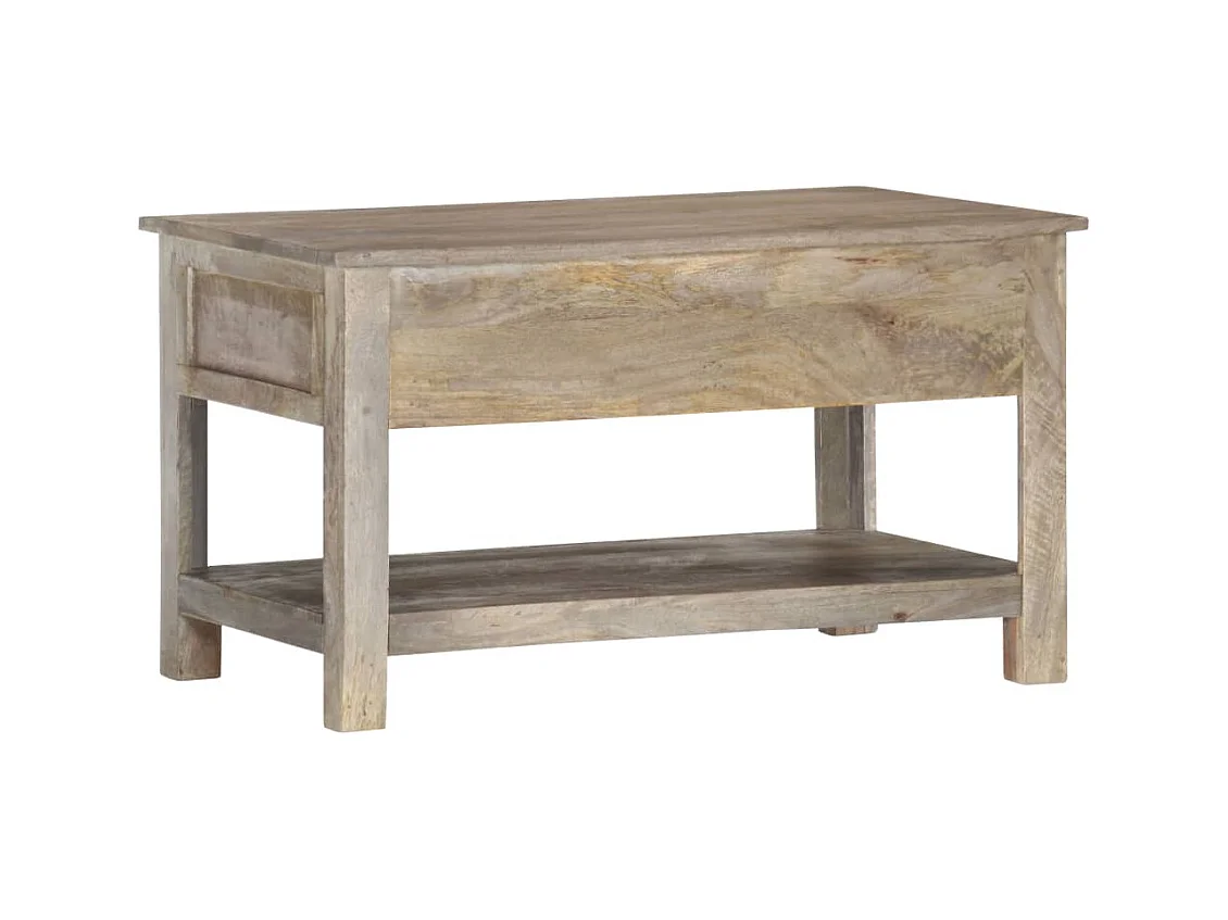 Table basse salon-Table d'appoint 82x52x47 cm Bois de manguier massif SHL33181