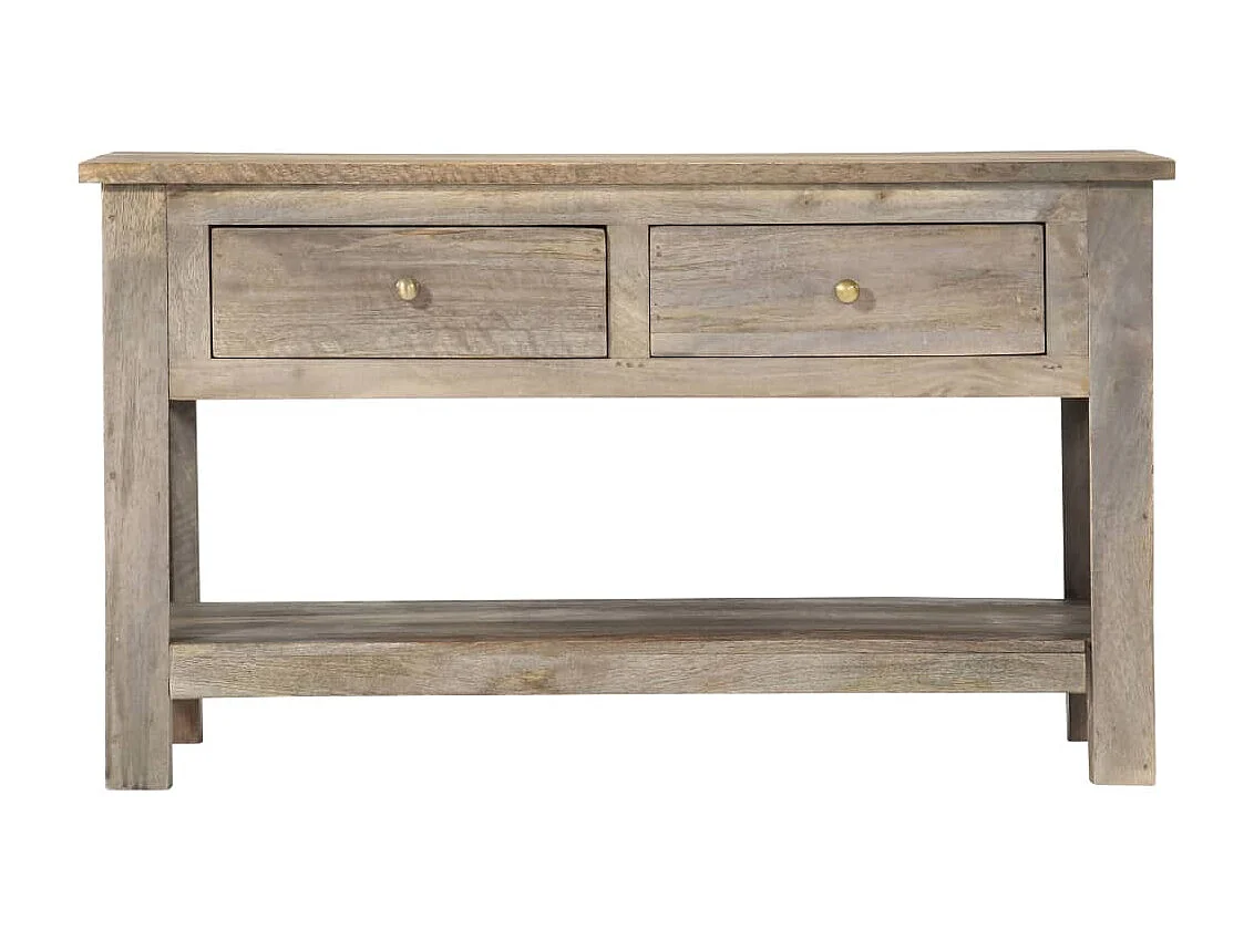 Couchtisch-Beistelltisch-Sofatisch 82x52x47 cm Massivholz Mango SHL9845