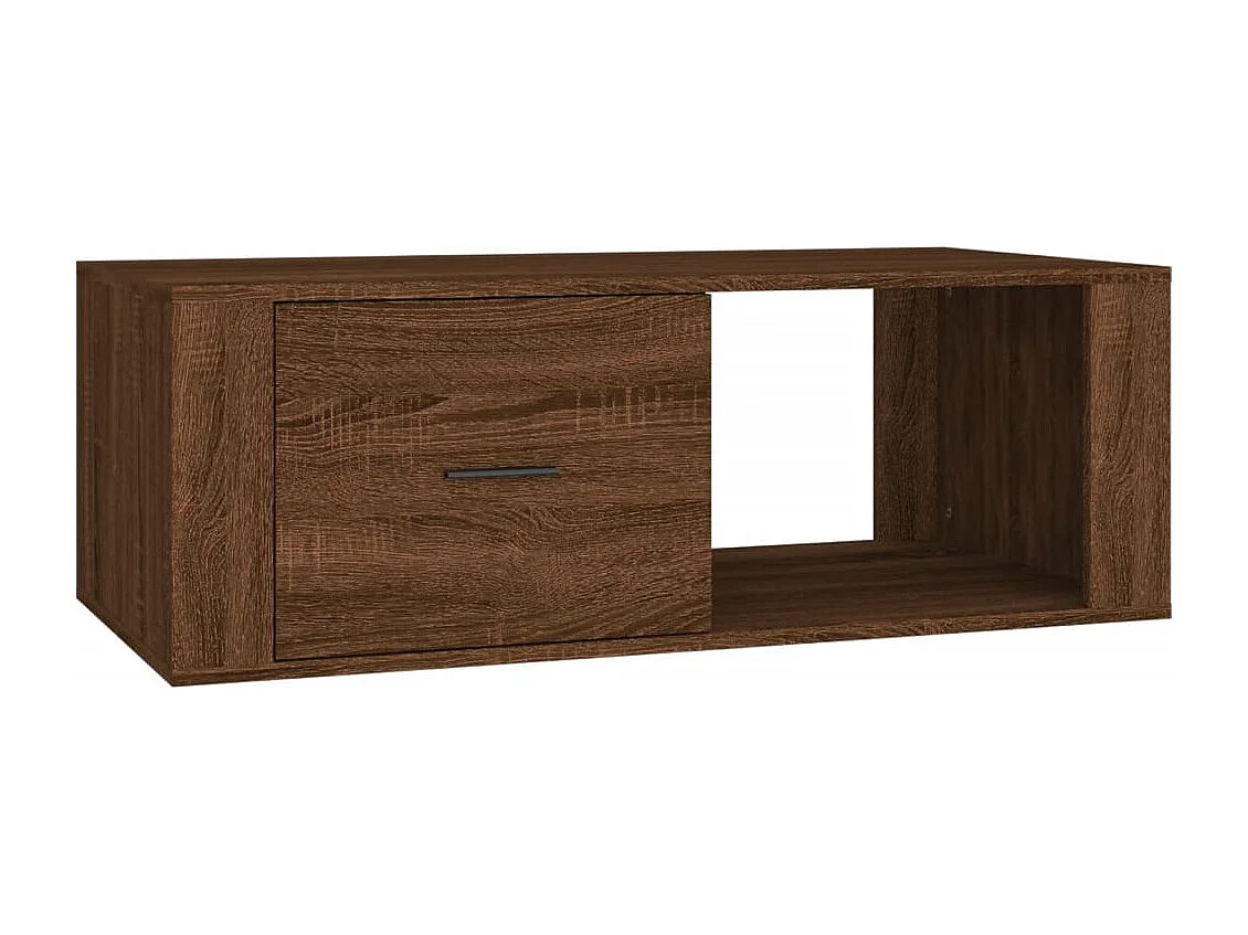 Couchtisch-Sofatisch-Beistelltische Braun Eichen-Optik 100x50,5x35 cm Holzwerkstoff SHL10794