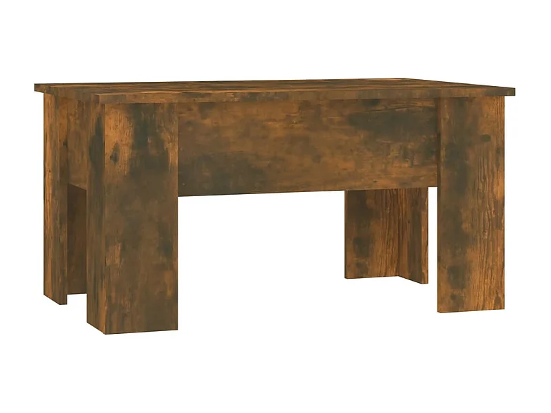 Mesa de centro | Mesa auxiliar madera contrachapada roble ahumado 100x50x45 cm SHL4186