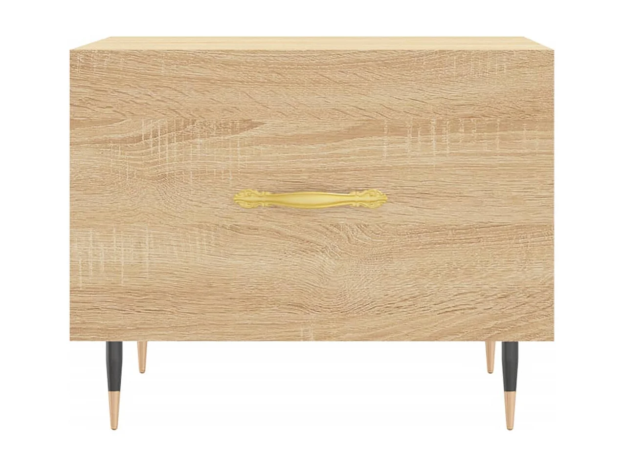 Tables basses salon-Tables d'appoint 2 pcs chêne sonoma 50x50x40 cm bois d'ingénierie SHL35898