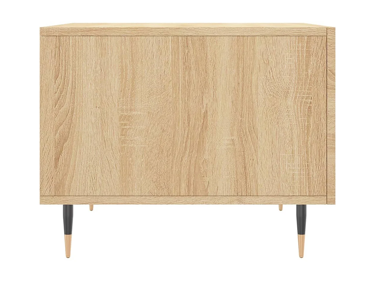 Tables basses salon-Tables d'appoint 2 pcs chêne sonoma 50x50x40 cm bois d'ingénierie SHL35898