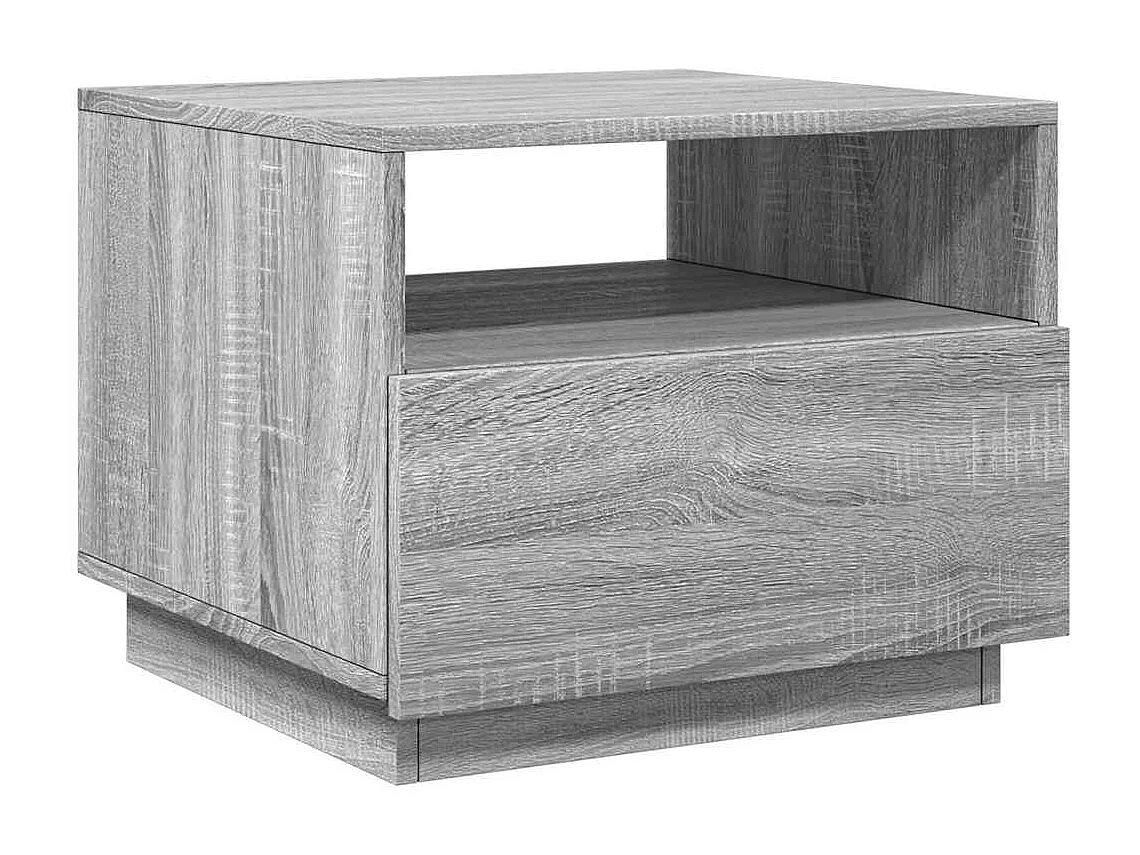 Mesa de centro-Mesa auxiliar de madera maciza de mango rugosa 80x51x40 cm SHL1678
