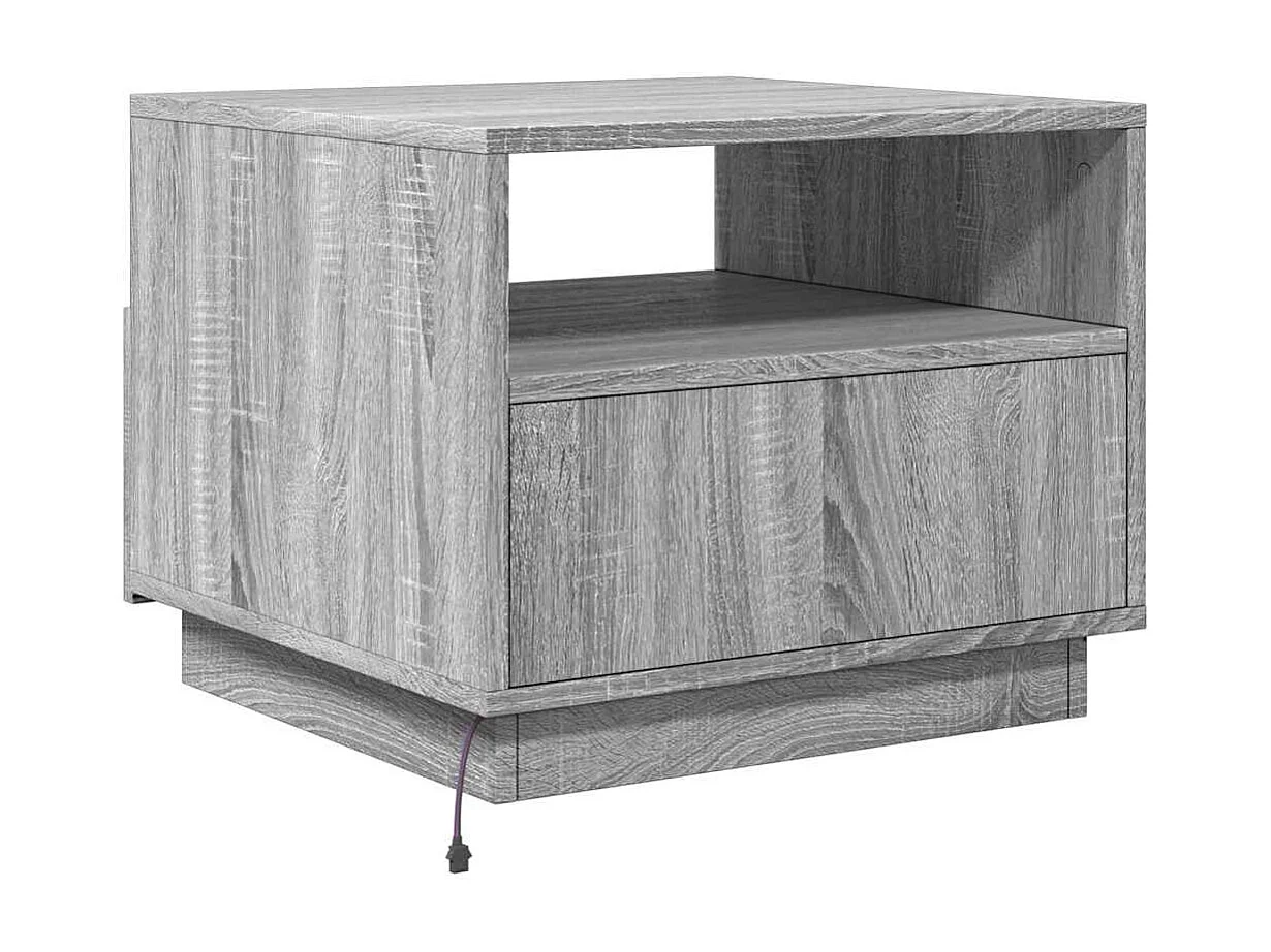 Mesa de centro-Mesa auxiliar de madera maciza de mango rugosa 80x51x40 cm SHL1678
