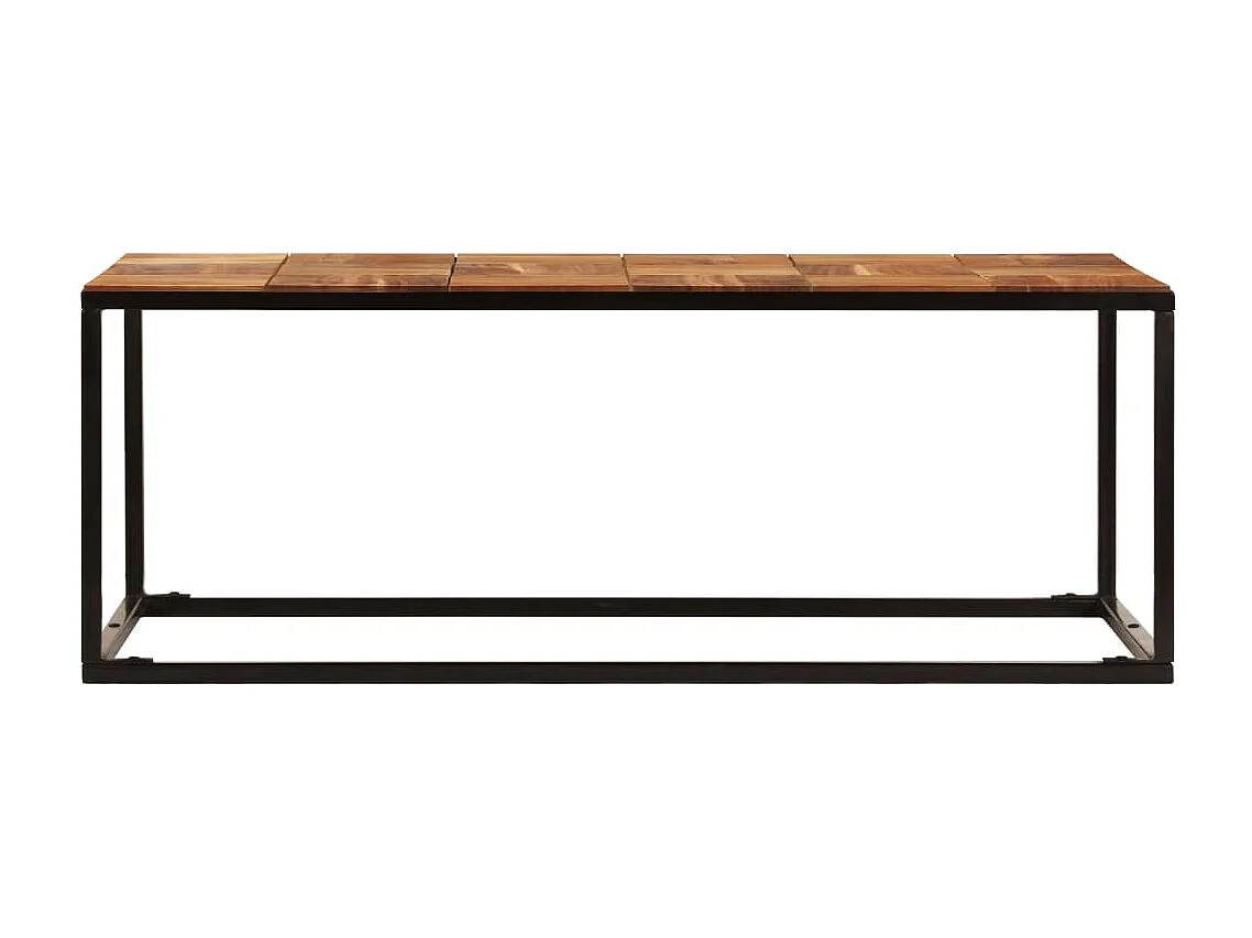 Couchtisch-Beistelltisch-Sofatisch 110x60x40 cm Massivholz Akazie und Stahl SHL121