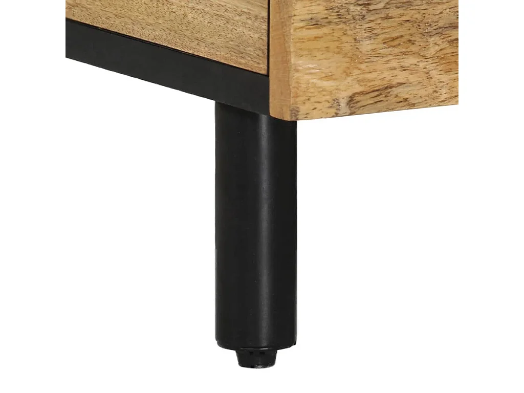 Couchtisch-Sofatisch-Beistelltische 100x54x40 cm Massivholz Mango SHL50334