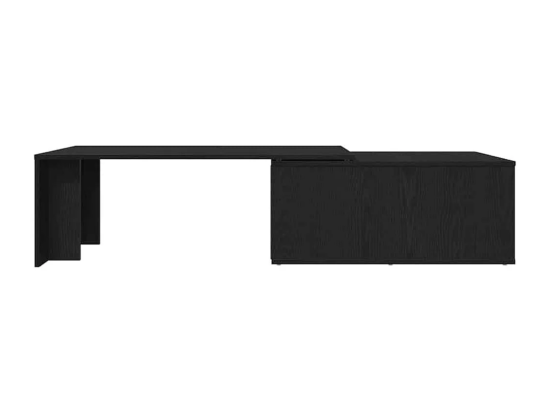 Mesa de centro | Mesa de apoio Carvalho preto 150x50x35 cm