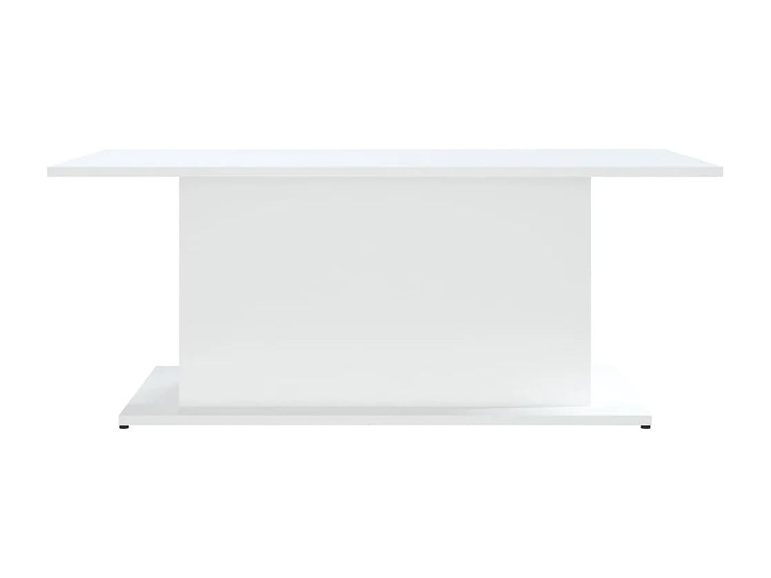 Table basse salon-Table d'appoint blanc 102x55,5x40 cm bois d'ingénierie SHL83915
