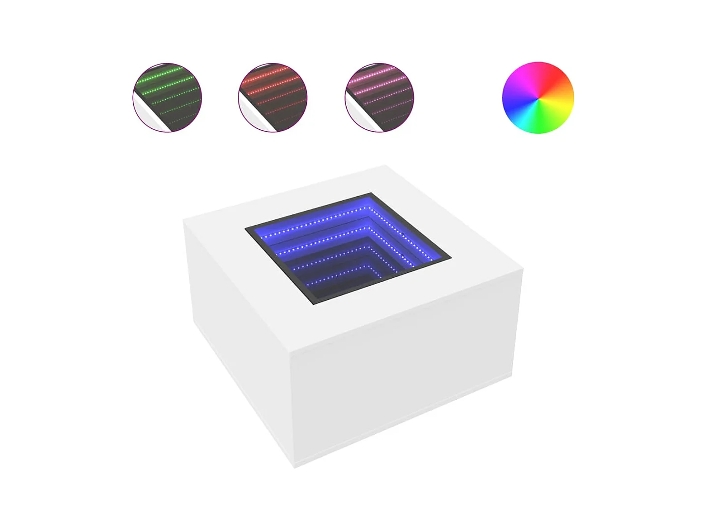 Mesa de centro-Mesa auxiliar madera contrachapada roble marrón 80x50x36 cm SHL1441