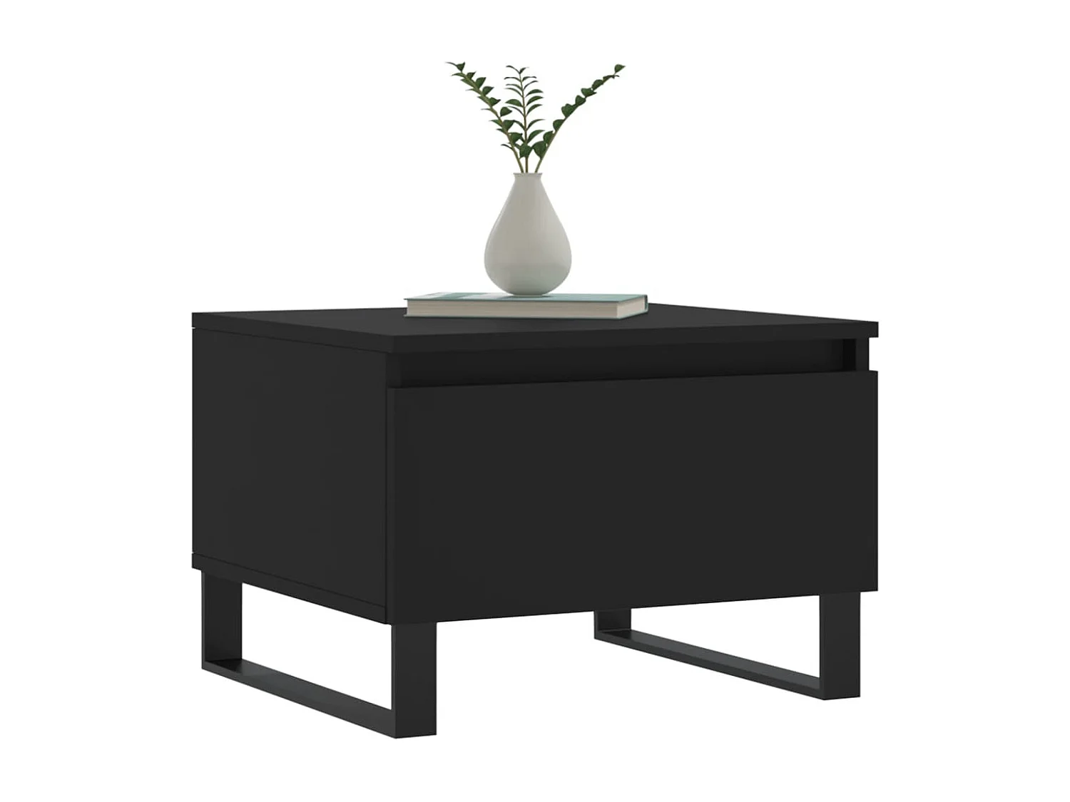 Mesa de centro | Mesa auxiliar madera maciza de pino marrón cera 110x50x33,5 cm SHL4930