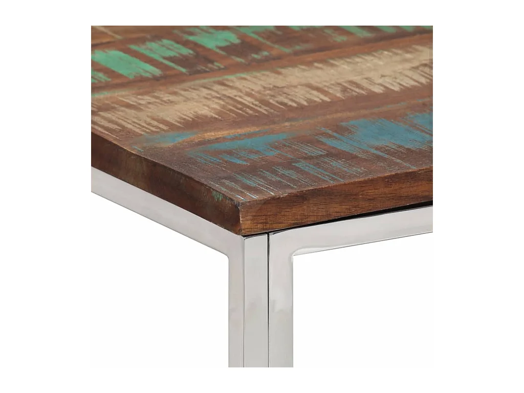 Mesa de centro | Mesa auxiliar con cajones roble marrón 70,5x70x40 cm SHL399782