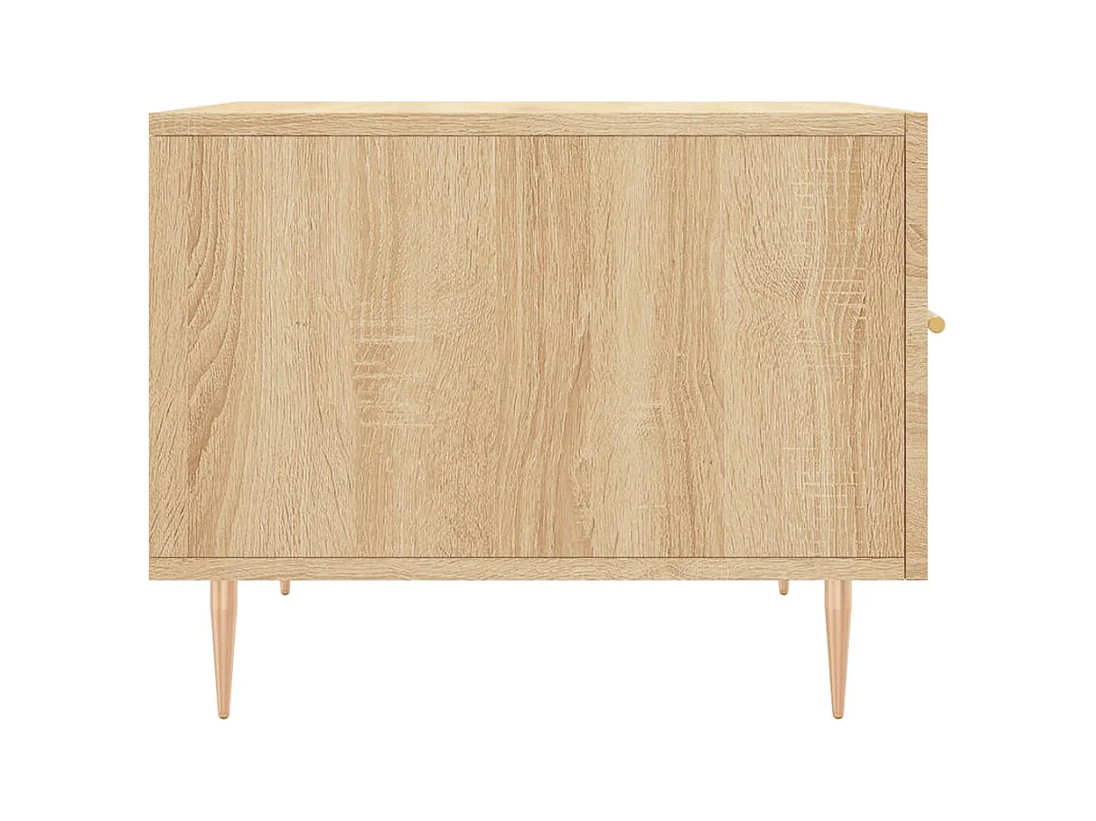 Tables basses salon-Tables d'appoint 2 pcs chêne sonoma 50x50x40 cm bois d'ingénierie SHL50238
