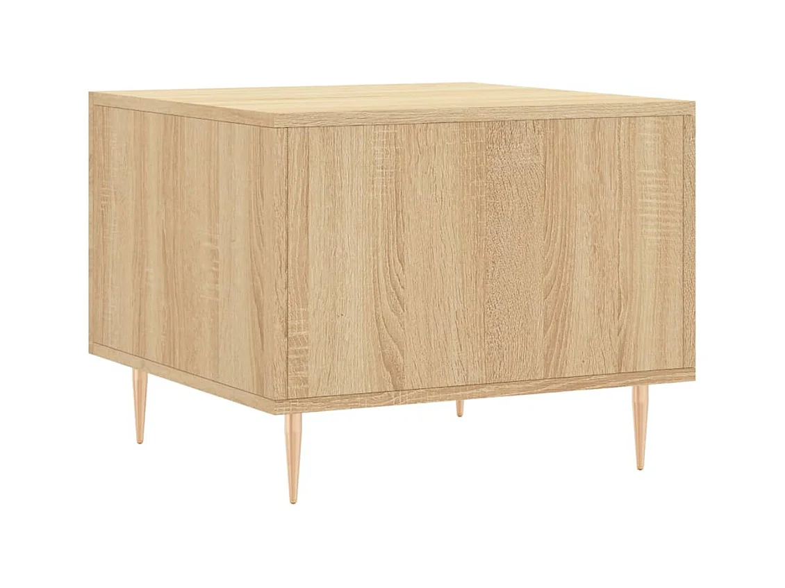 Tables basses salon-Tables d'appoint 2 pcs chêne sonoma 50x50x40 cm bois d'ingénierie SHL50238