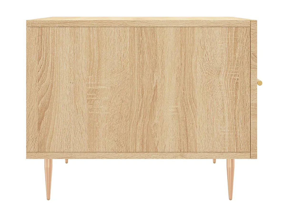 Tables basses salon-Tables d'appoint 2 pcs chêne sonoma 50x50x40 cm bois d'ingénierie SHL50238