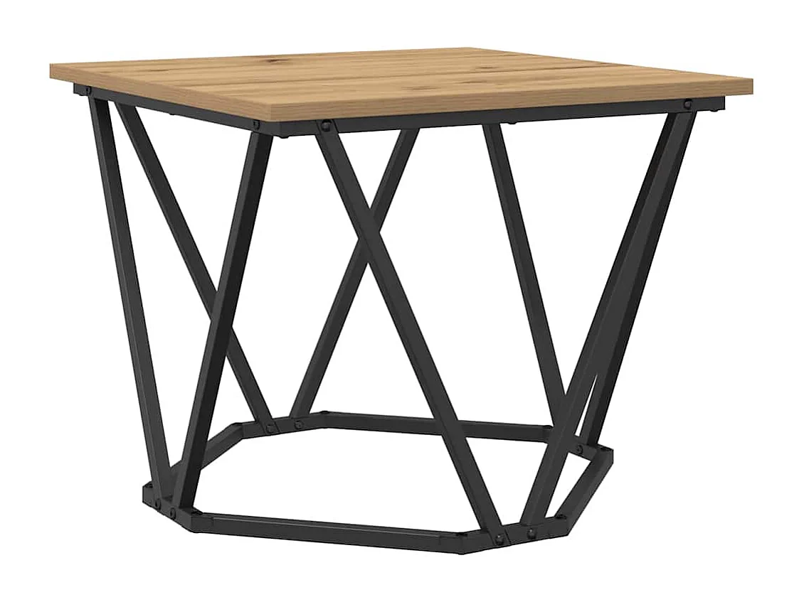 Mesa de centro | Mesas apilables | Mesa auxiliar 2 unidades madera rugosa de mango SHL325758