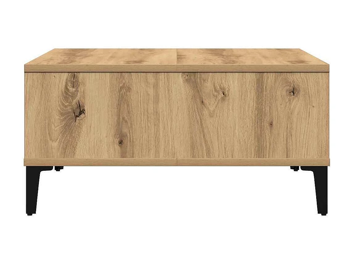 Couchtisch-Wohnzimmertisch-Beistelltische Artisan-Eiche 60x60x30 cm SHL89026