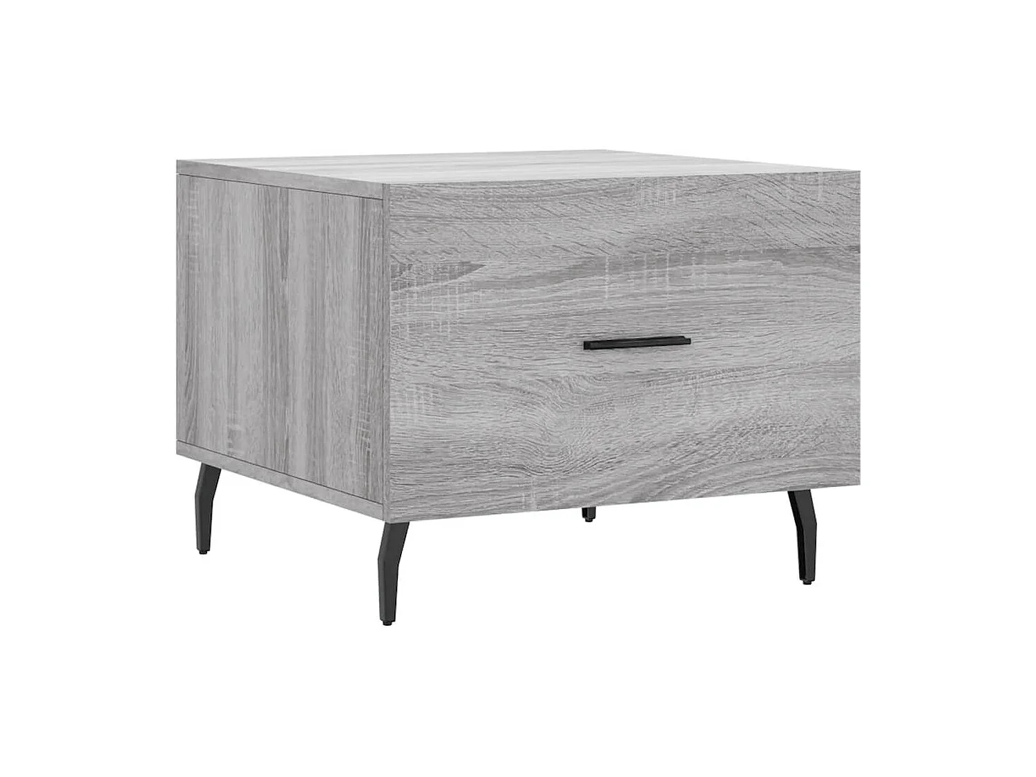 Lot de 2 Tables basses-Tables d'appoint sonoma gris 50x50x40 cm bois d'ingénierie SHL35908