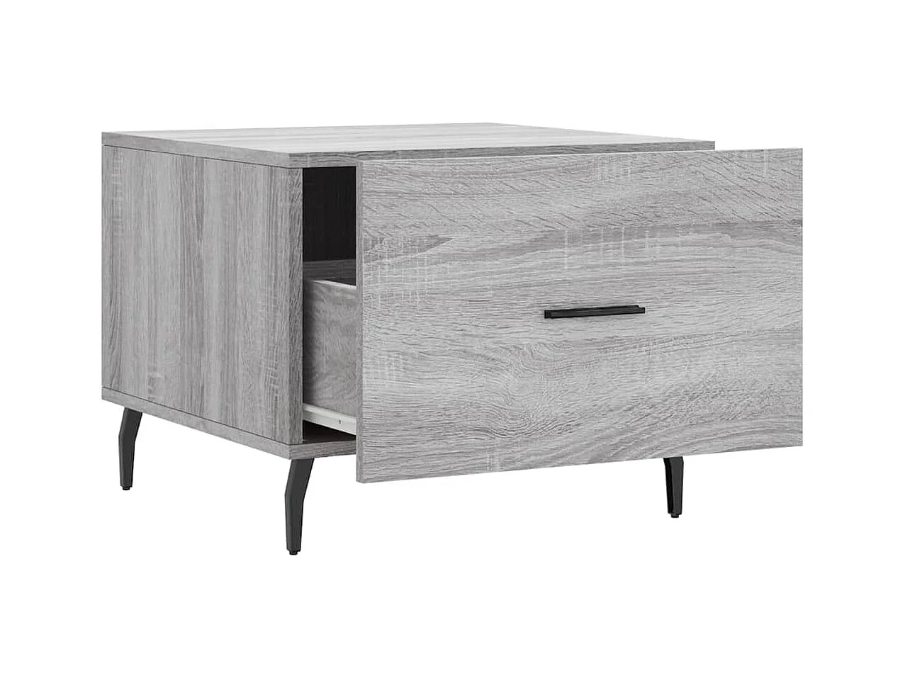 Lot de 2 Tables basses-Tables d'appoint sonoma gris 50x50x40 cm bois d'ingénierie SHL35908