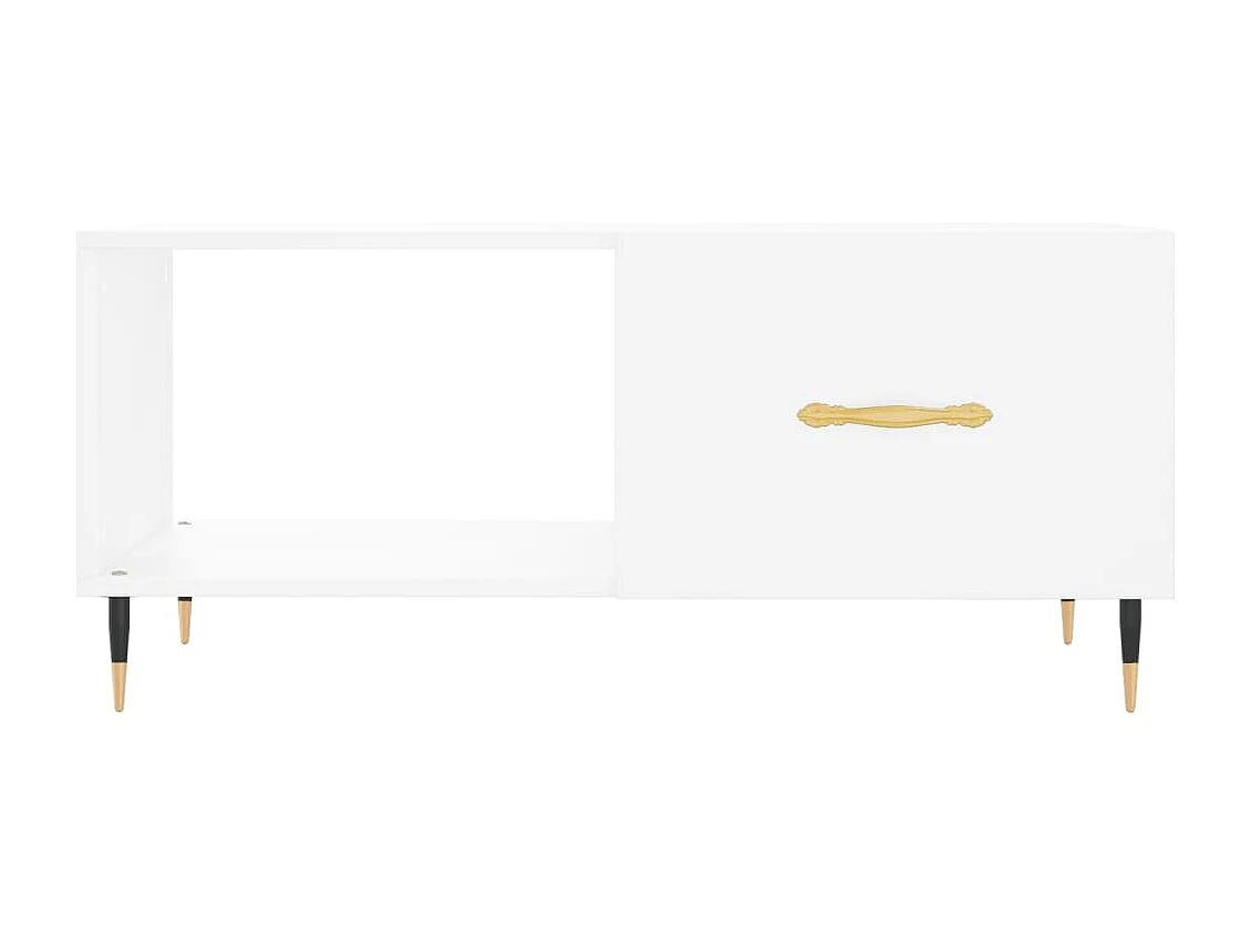 Mesa de centro | Mesa auxiliar madera de ingeniería marrón roble 80x80x45 cm SHL4119